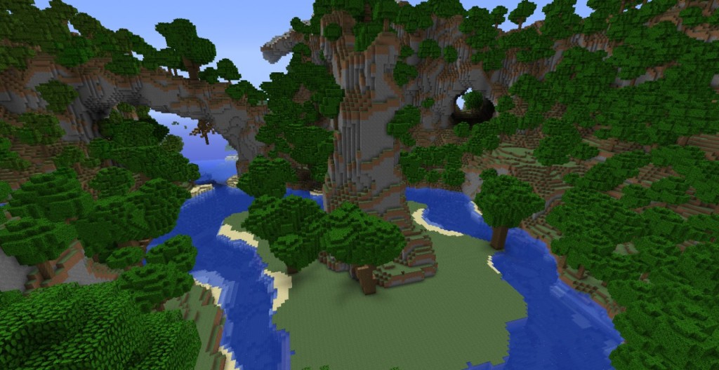 Minecraft Paysage