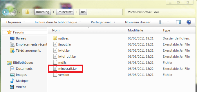 comment trouver le fichier roaming