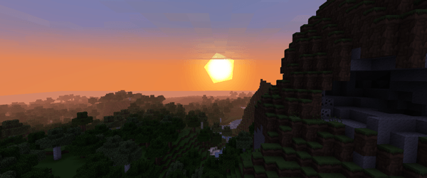 texture pack sphax pure bd craft coucher de soleil dans minecraft