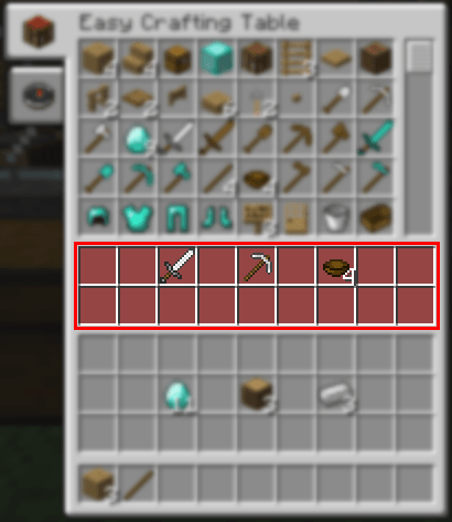 Easycraft inventaire