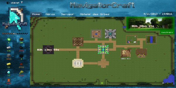 NavigatorCraft - Vue d'ensemble de votre campement