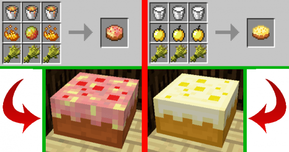 Cake lave et pomme d'or
