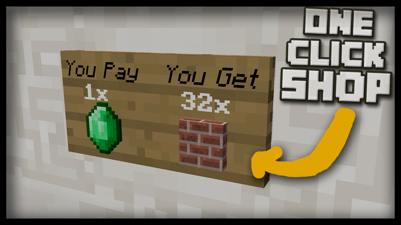 How to Make a COMMAND BLOCK SHOP in Minecraft!