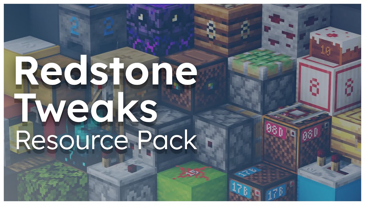 Redstone Tweaks 2.0 | Minecraft Redstone Resource Pack | 1.21