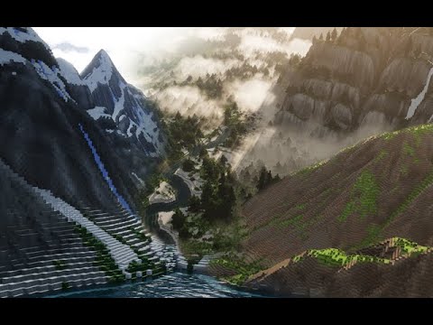The Meteor - Minecraft Custom Realistic Terrain Map Display Video