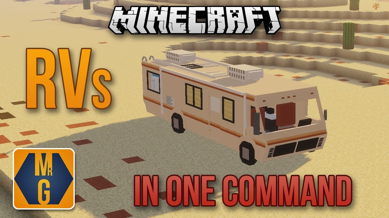 Minecraft - RV Campers in One Command!