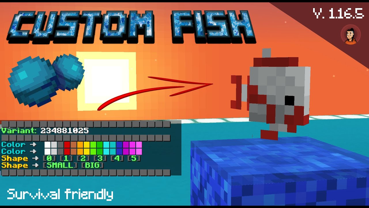 Custom Tropical Fish Datapack [1.16.5]