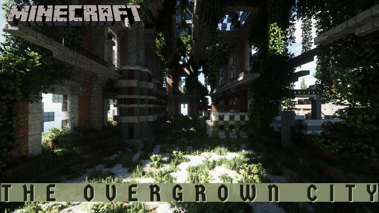 Minecraft Apocalypse Map | The Overgrown City | V2.0