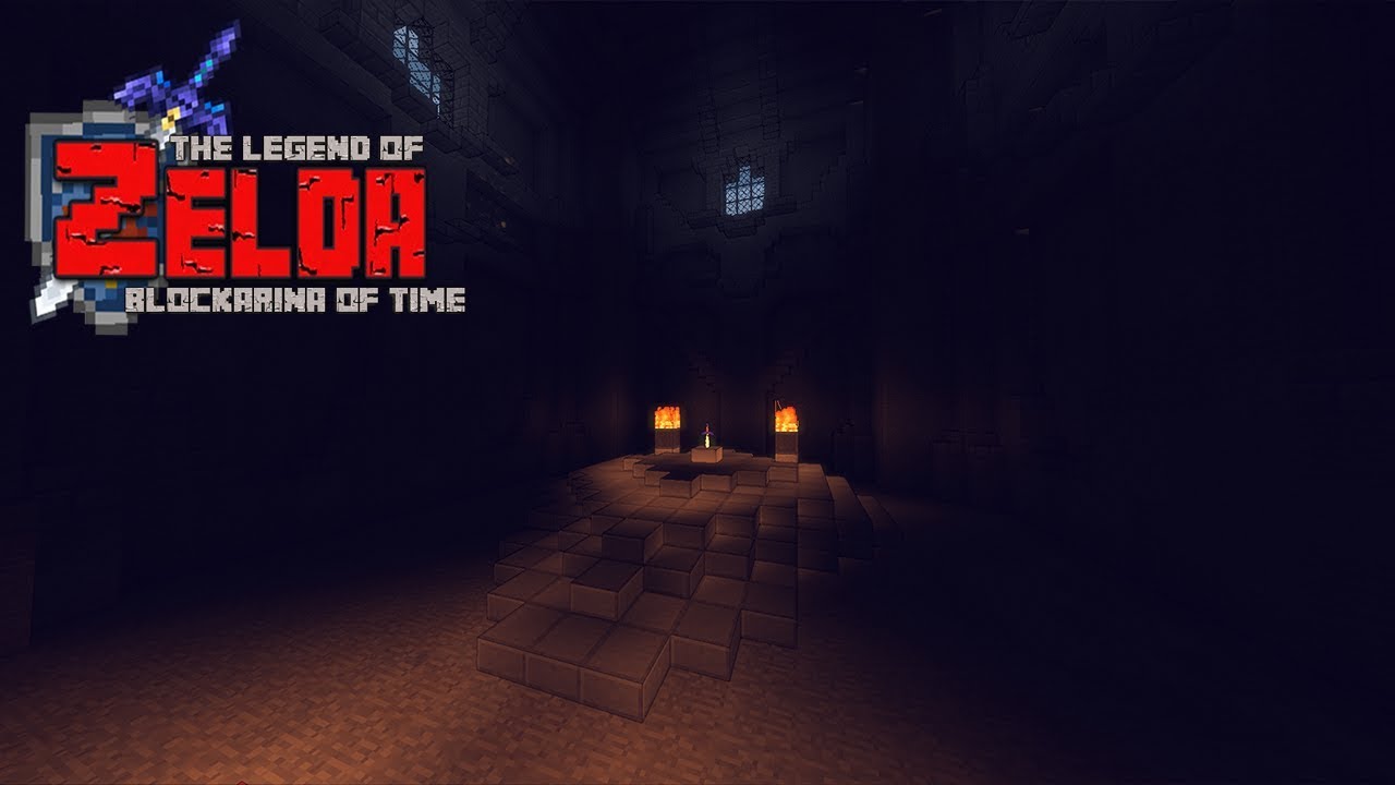 The legend of Zelda Ocarina of Time Minecraft Trailer
