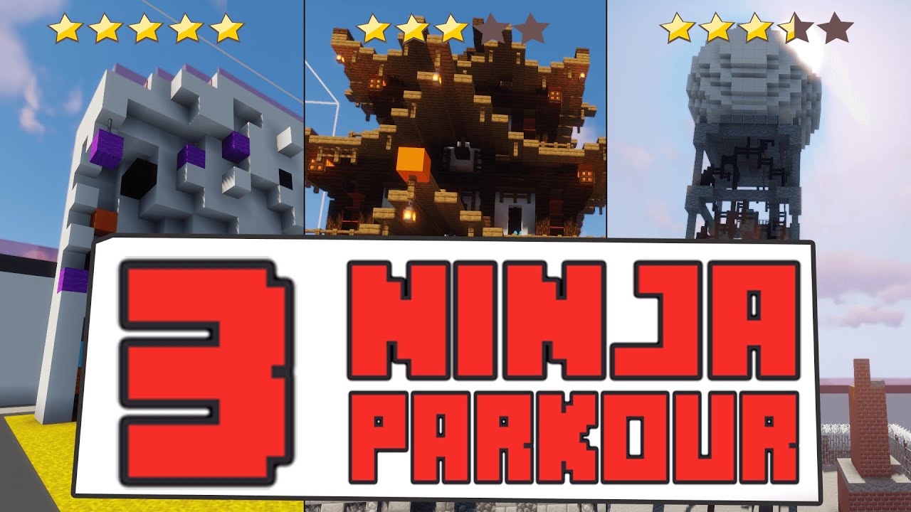 3 Parkour Ninja dans Minecraft