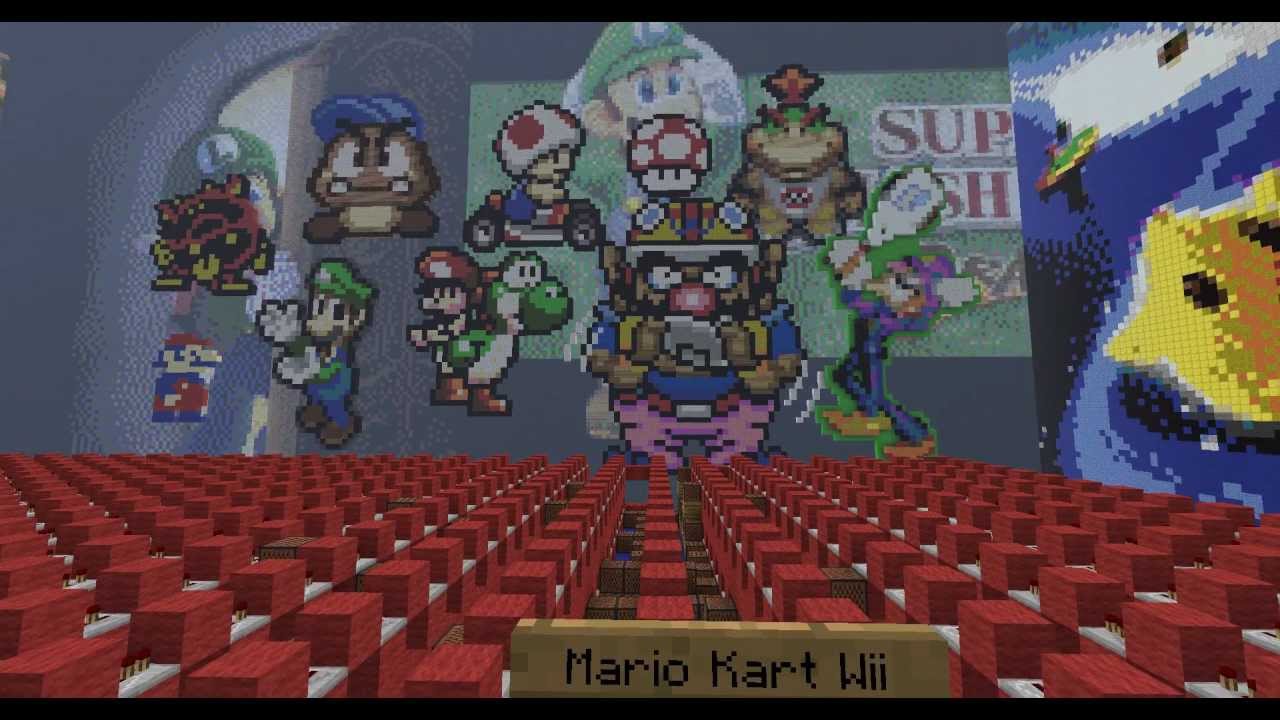 Mario Music Medley on Minecraft Note Blocks (1981-2011)