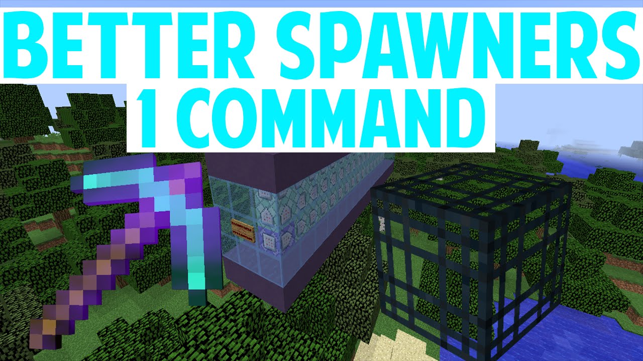 Better Spawners in one command | Minecraft 1.9