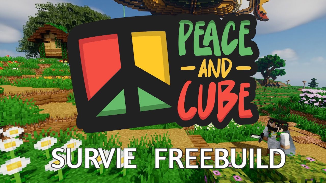 PeaceAndCube - Serveur Minecraft Survie/Freebuild (Trailer)