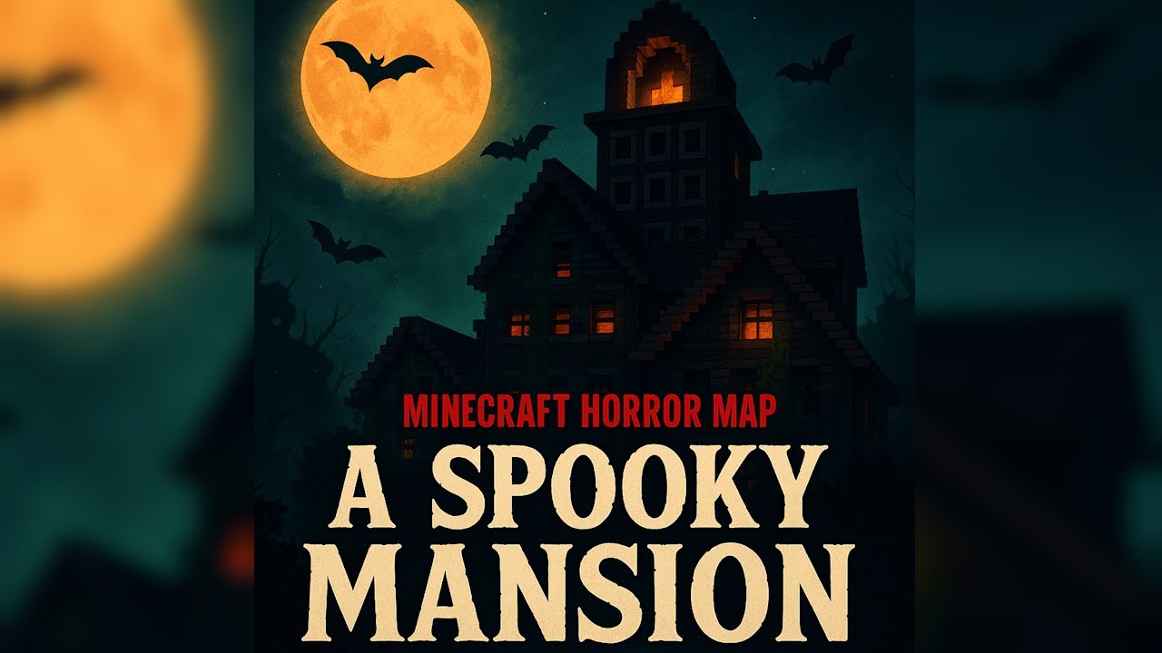 Minecraft Horror Map "A Spooky Mansion" by niphii & Dinosaurierkatze (1.20.4)