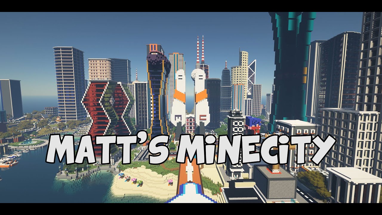 » Matt's MineCity Trailer | Massive Modern City «
