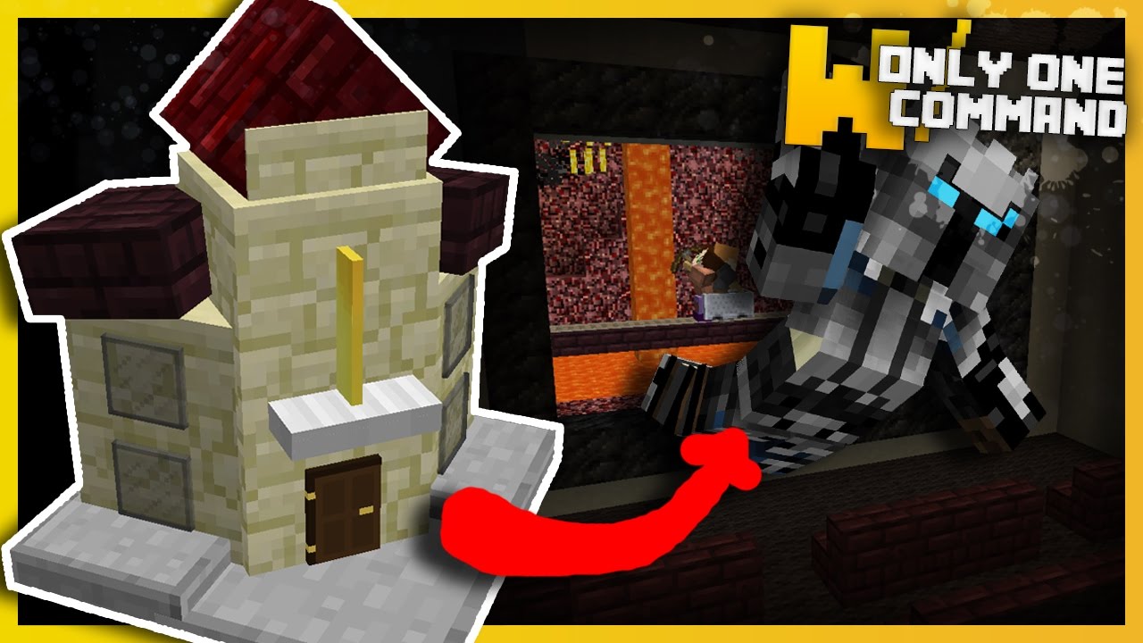 SMALLEST MINECRAFT (functional) CINEMA With Only Two Command Blocks!