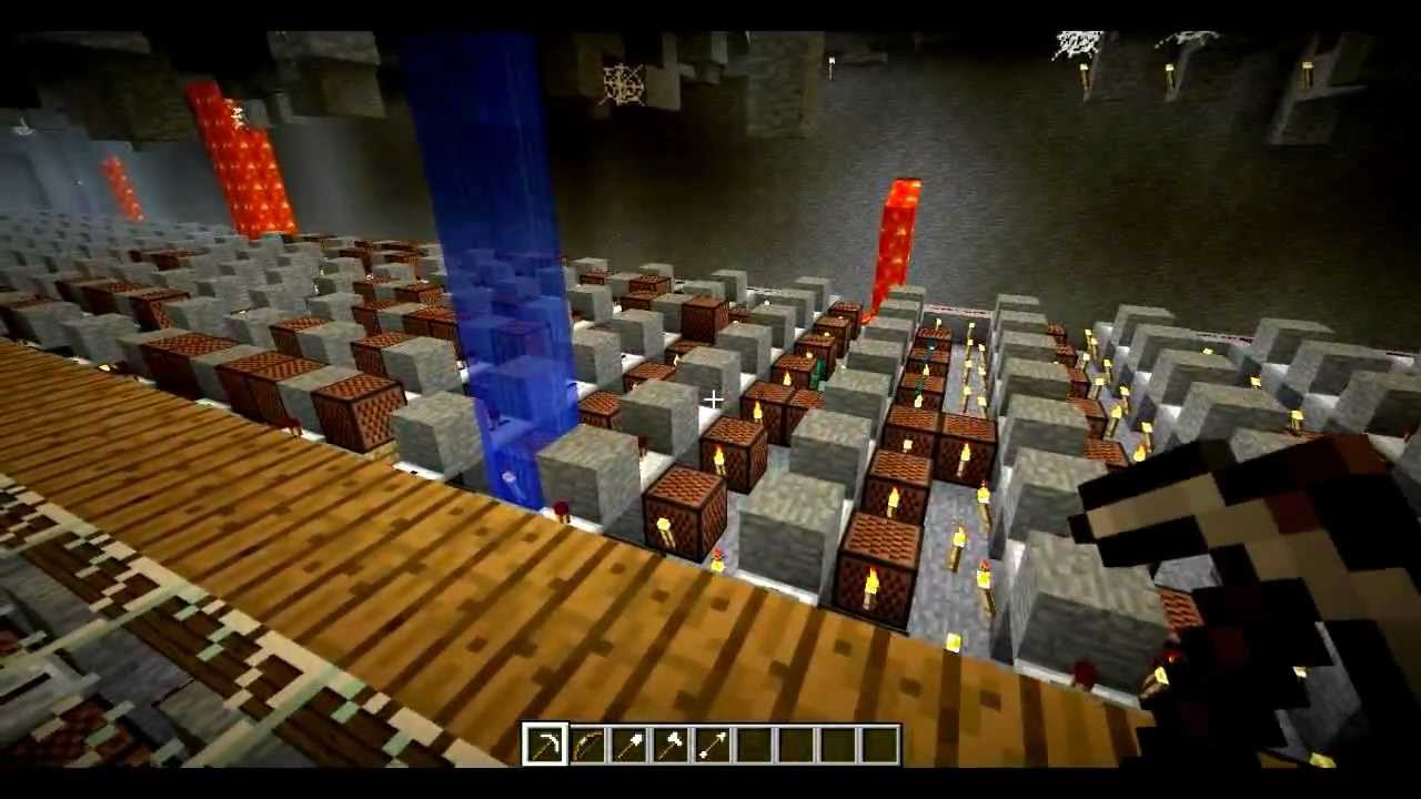 Indiana Jones - Note block - Minecraft