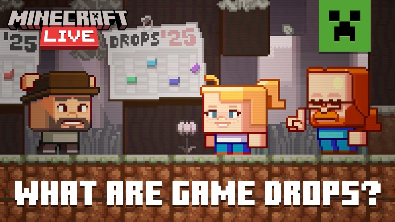 Minecraft LIVE – March 2025: WHAT ARE GAME DROPS?! FEATURING THE TINIES