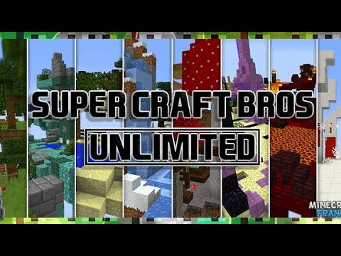 Super Craft Bros. UNLIMITED (8 PLAYERS PvP Map For 1.11.2)