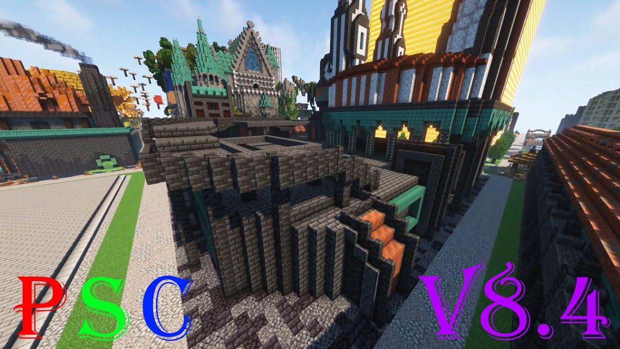 Minecraft Adventure Map - PSC v8.4 built in a Timelapse