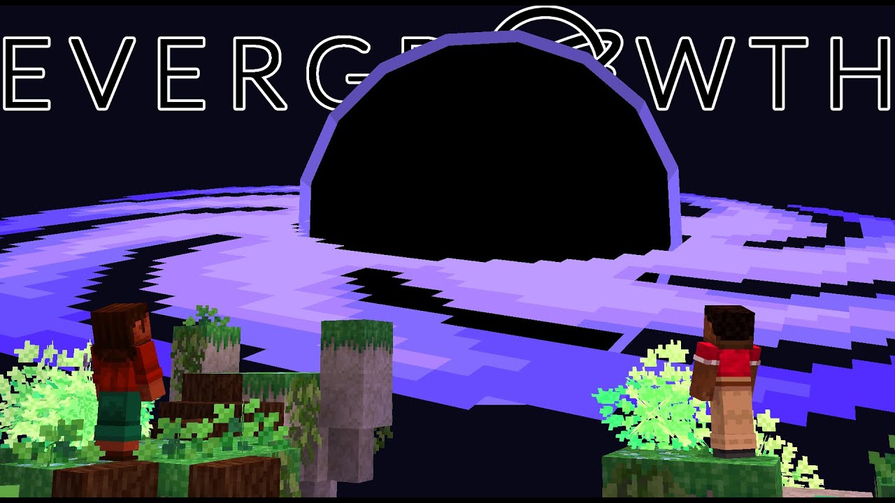 Evergrowth - A Blockpushing Minecraft Puzzle Map for Java 1.20