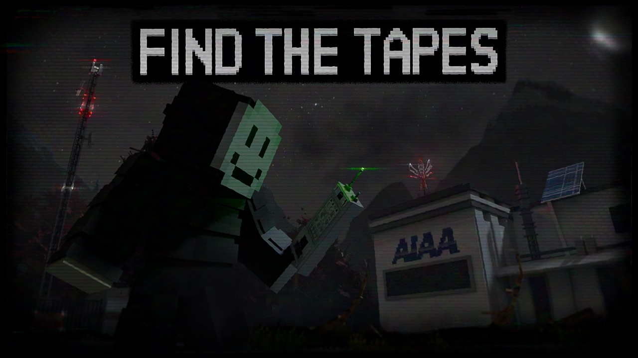 FIND THE TAPES | Minecraft Horror map RELEASE Trailer