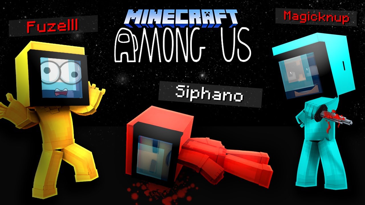 Minecraft MAIS c'est AMONG US ! (ft @FuzeIII @Ninjaxx @Siphano13 @Frigiel @TheGuill84 ...)