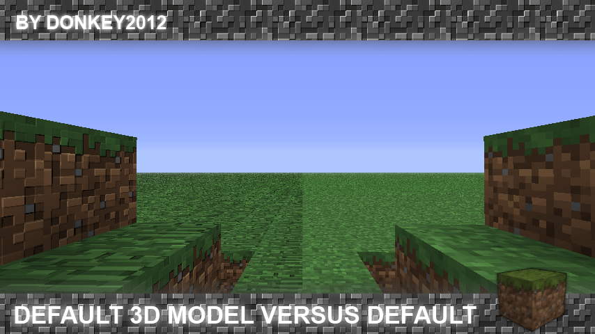 [Texture 128 x 128] Default 3D [1.0.0] - Minecraft-France