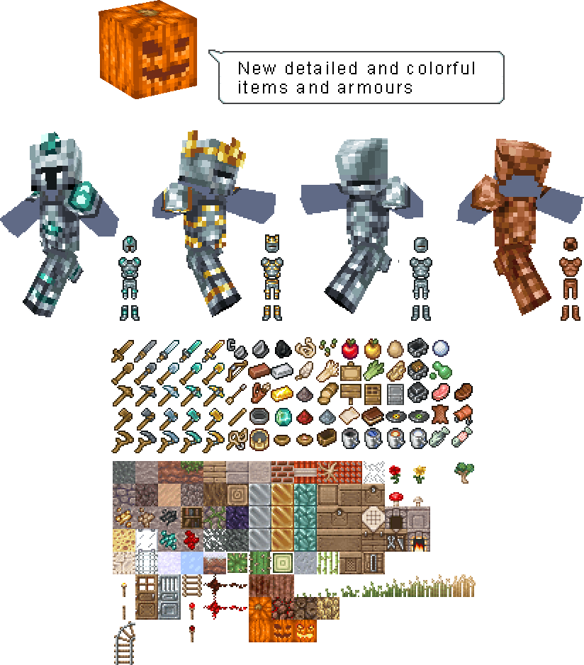 [Texture 16 x 16] Eld_Pack [1.2.5] - Minecraft-France