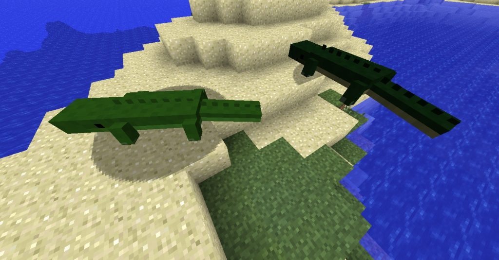 A gauche, le crocodile. A droite, l'alligator.