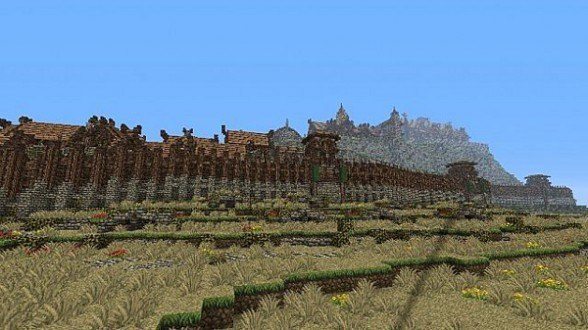 [Map] Edoras - Rohan [1.7.10] - Minecraft-France