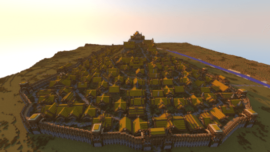 [Map] Edoras - Rohan [1.7.10] - Minecraft-France