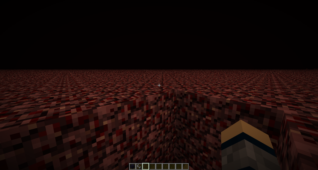 Quelle joie : on peut accéder au toit du Nether sans le moindre effort !