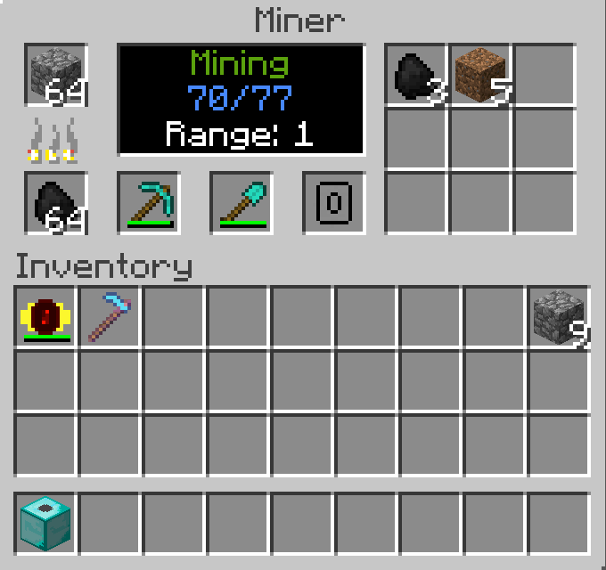 Progressive Automation - GUI du Miner