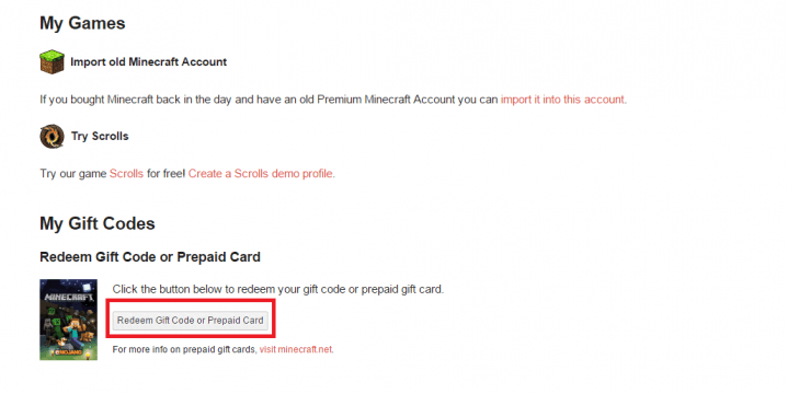 [Tutoriel] Enregistrer un Gift Code Minecraft - Minecraft-France