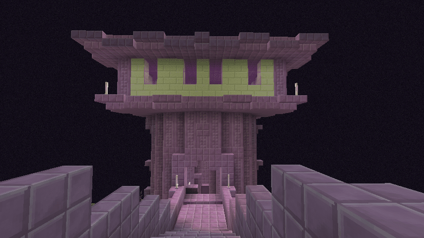 Une tour de forteresse de l'End