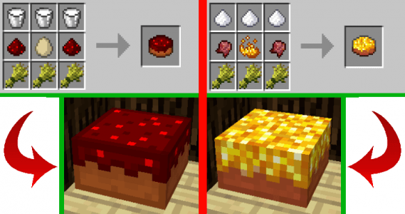 Cake redstone et épicé