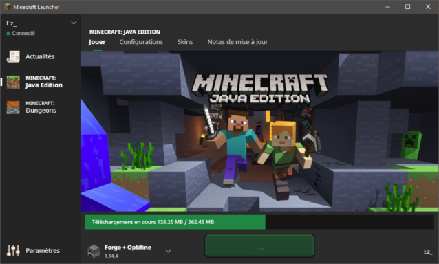Download the latest files for Minecraft 1.14.4