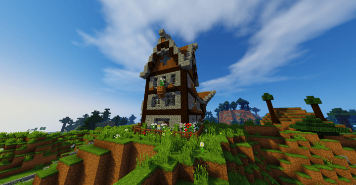 Maison Minecraft Medieval Plan