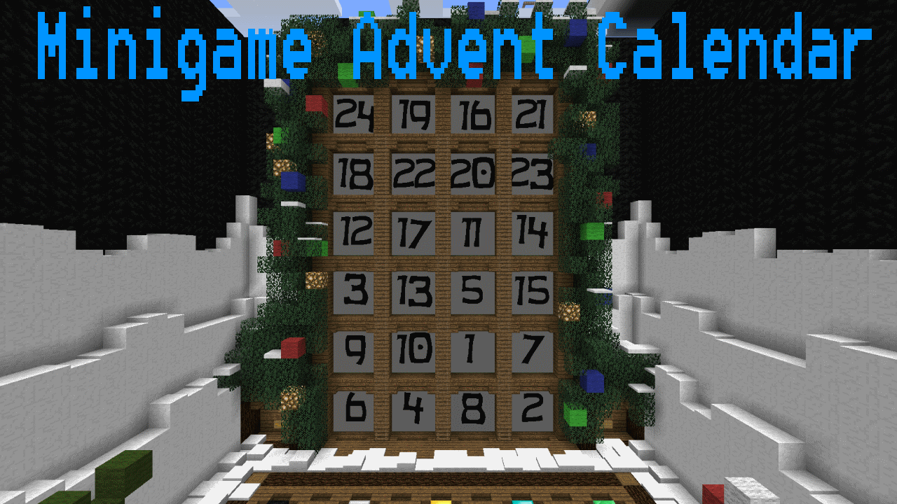 Maps] Minigame Advent Calendar [1.11] - Minecraft-France