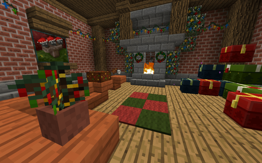 C'est également Noël dans Minecraft - Minecraft-France