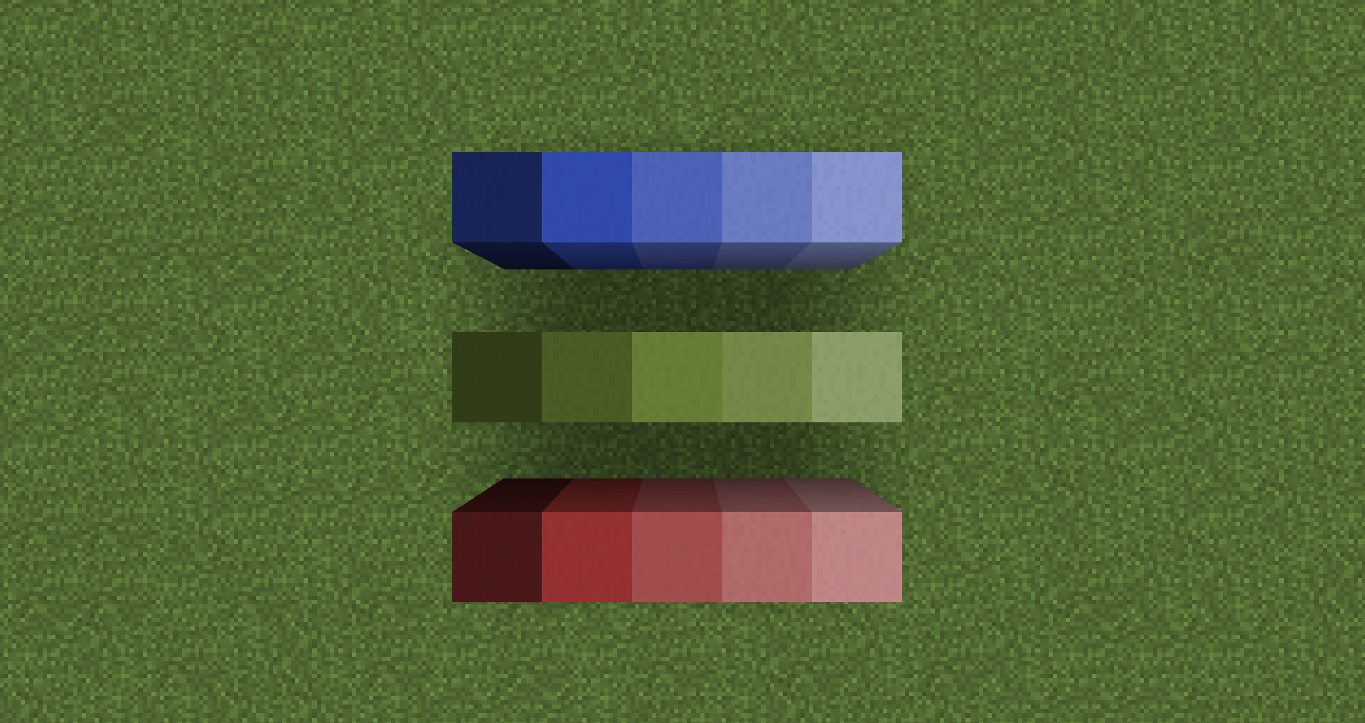 Les couleurs du béton de Just Build It Blocs de béton personnalisés dans différentes couleurs avec Just Build It