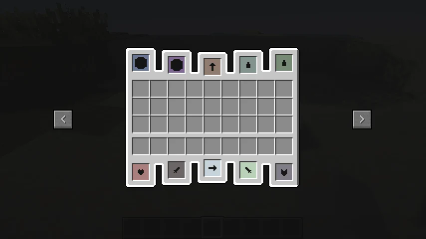 Interface des améliorations de Blocklings 4.1