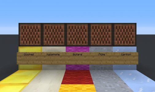 Nouveaux sons des blocs musicaux de la version 1.12 de Minecraft