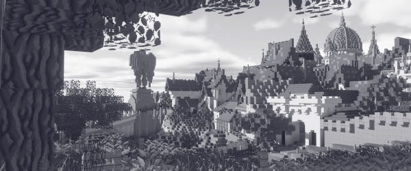 Effet noir et blanc avec le Continuum Shaderpack