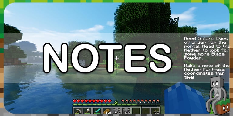 Mod: Notes [1.7.10 - 1.15.2] - Minecraft-France