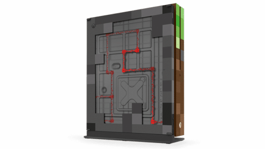 Xbox One S Minecraft : arrière