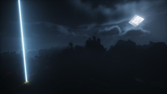 Un beacon qui rayonne dans la nuit