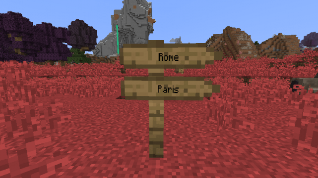 [Mod] Signpost [1.7.10 - 1.21.10] - Minecraft-France