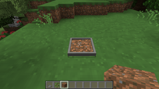 Pot de Bonzaï avec de la terre